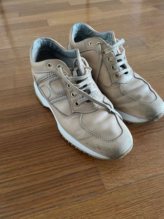 Scarpe Hogan donna beige/rosa taglia 37