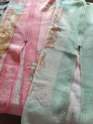 Mantas de bebé con ositos y globos