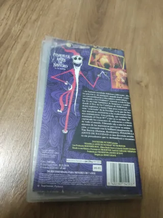 Pesadilla antes de Navidad VHS Español