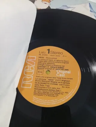 Heidi 45 giri prima e seconda parte