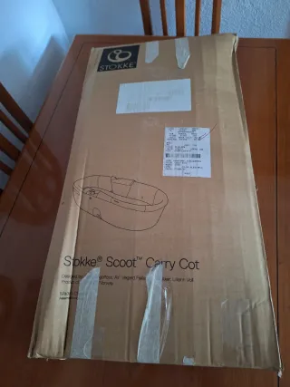 Culla per neonati Stokke grigia