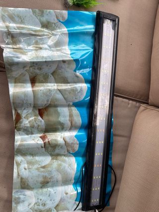 Acuario 60L Negro y Transparente