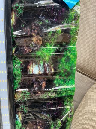 Acuario 60L Negro y Transparente