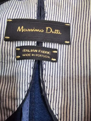 Americana Massimo Dutti Azul