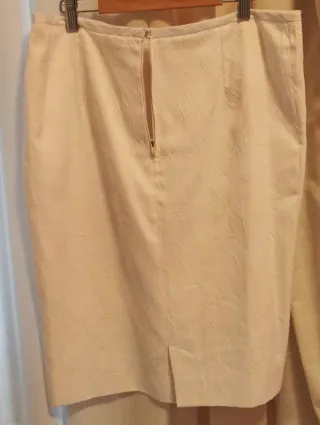 Traje de chaqueta blanco piqué