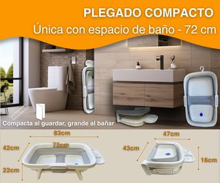 Bañera Plegable Bebé 0-36 Meses