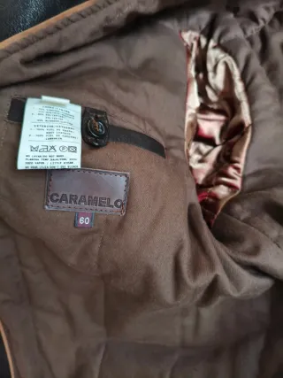 Chaqueta de piel Caramelo