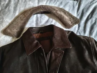 Chaqueta de piel Caramelo