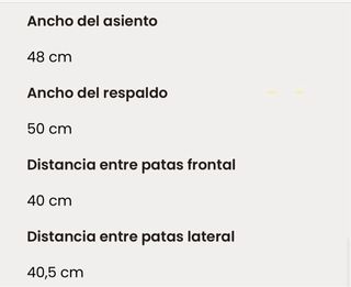 Juego de 2 sillas de comedor terciopelo