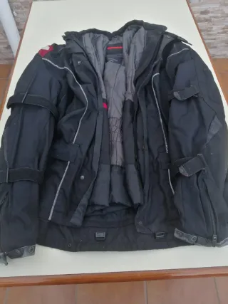 Chaqueta SPIDI Talla XL Negra y Roja