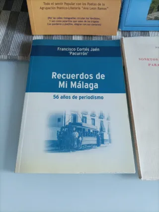 Lote libros sobre Málaga