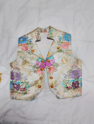 Chaleco y fajín fallero talla 36