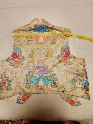 Chaleco y fajín fallero talla 36