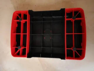 Step / Cajón de Gym Negro y Rojo