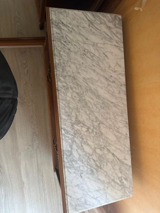Aparador madera y mármol