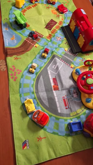 Lote Juguetes Niños: Cochecitos, Tren y Volante