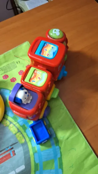 Lote Juguetes Niños: Cochecitos, Tren y Volante