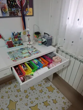 Escritorio doble IKEA 141,5 × 50 cm