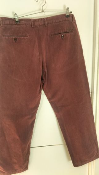 Pantalón Emidio Tucci, color burdeos