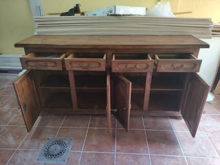 Mueble de salón madera maciza