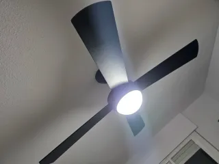 Lámpara Ventilador Negra