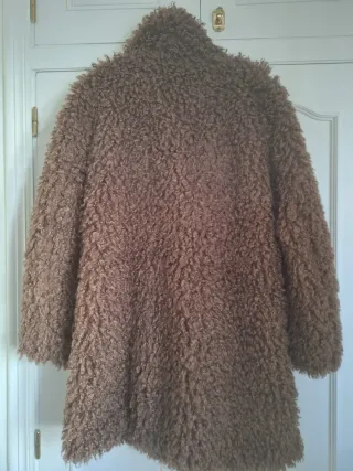 Chaquetón pelo Zara Talla M