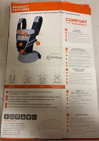 Mochila Portabebés Ergobaby 0-48 Meses