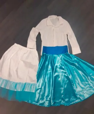 Disfraz niña años 80 talla 9