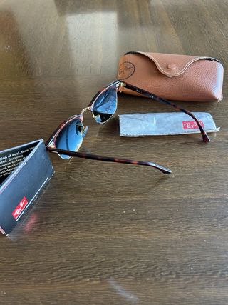 Gafas de Sol Ray-Ban Clubmaster Marrón/Dorado