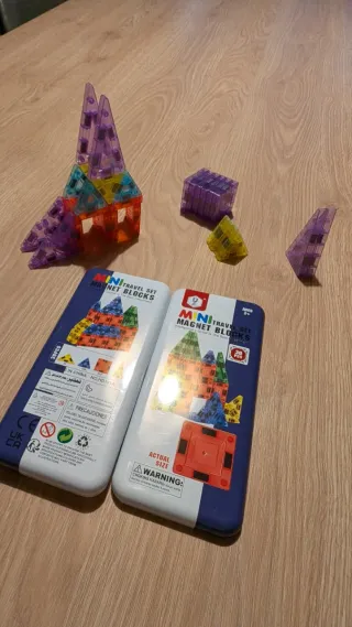 Juego bloques magnéticos