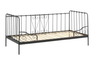 Cama forja 90 + colchón Emma + somier+ mesa estud