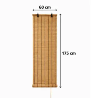 Cortina de Bambú Natural 60x175 cm