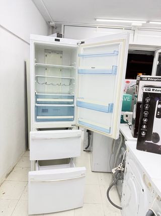 Nevera Haier Combi Blanca