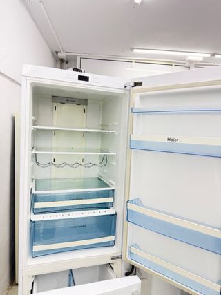 Nevera Haier Combi Blanca