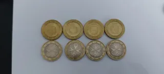Monedas 1€ y 50c Malta