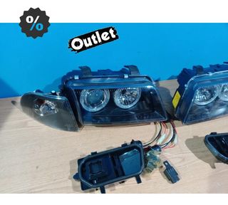 SH FAROS AUDI A4 B5 94-98 OJOS ANGEL CLASSIC NEGROS R011257C