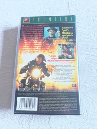 Cinta VHS Reacción en Cadena (Keanu Reeves)