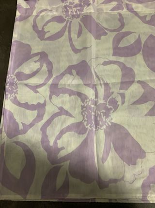 Tenda floreale viola e bianca 202x120