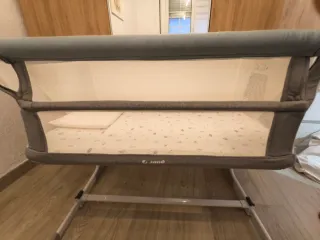 Cuna colecho Jane gris y blanco