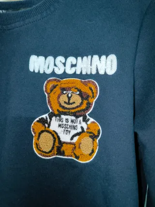 Felpa Moschino Uomo Nera