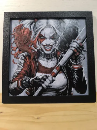 Harley Quinn Hueforge 20x20cm