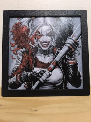 Harley Quinn Hueforge 20x20cm