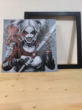 Harley Quinn Hueforge 20x20cm