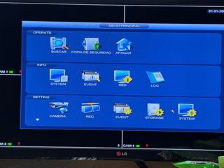 Grabador AirSpace 4 Cámaras 1TB