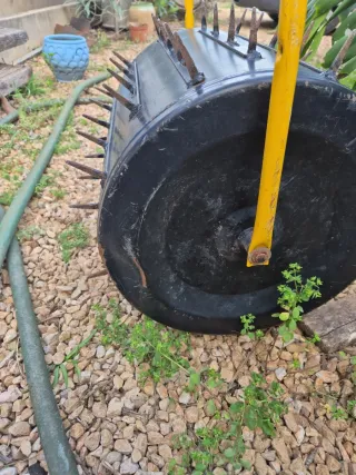 Rodillo aireador césped