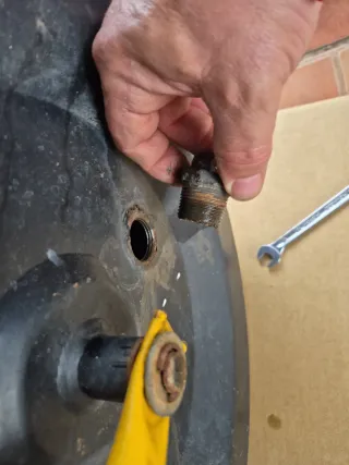 Rodillo aireador césped