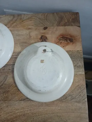 2 Platos Antiguos Manises/Talavera