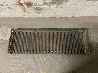 Estructura de hierro forjado para chimenea