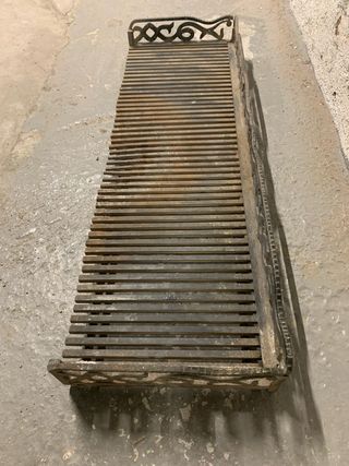 Estructura de hierro forjado para chimenea