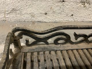 Estructura de hierro forjado para chimenea